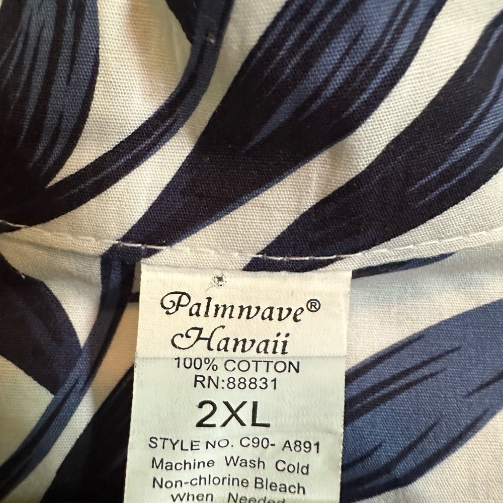 Palmwave Hawaii 2XL Cotton Shirt